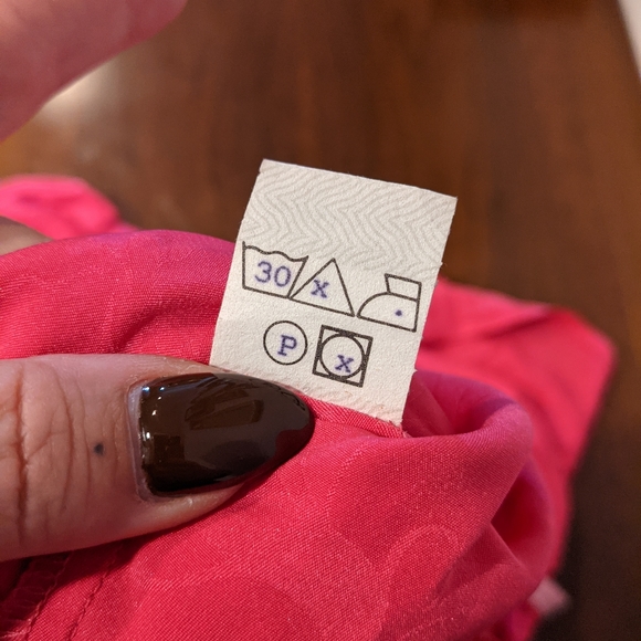 VTG 80s Pink Jacquard Blouse by Golden Gate - Picture 13 of 16